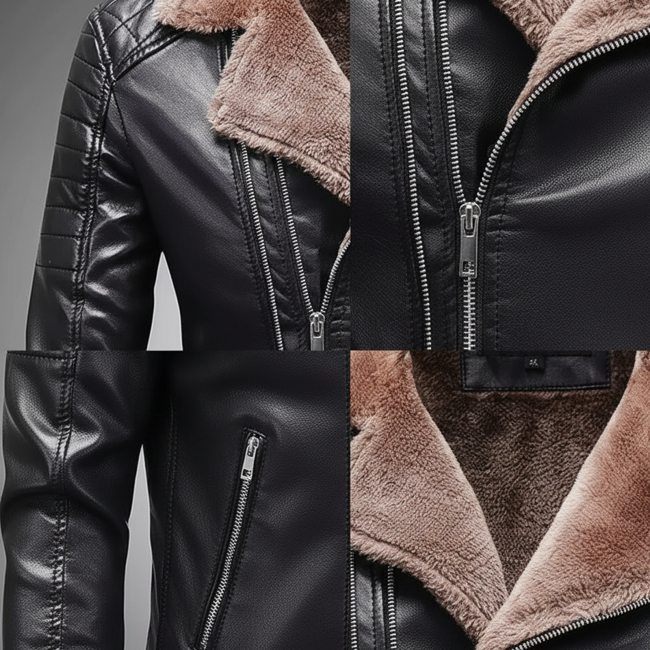 Royal Winter-جاكيت رجالي فخم بطبقة فرو داخلية